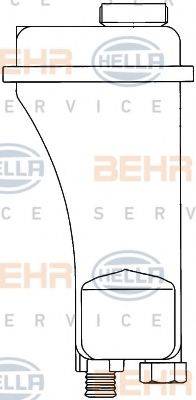 BEHR HELLA SERVICE 8MA376705401 Компенсаційний бак, що охолоджує рідину