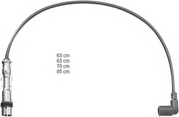BERU PRO1255 Комплект дротів запалення
