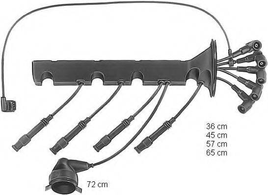 BERU ZEF607 Комплект дротів запалення