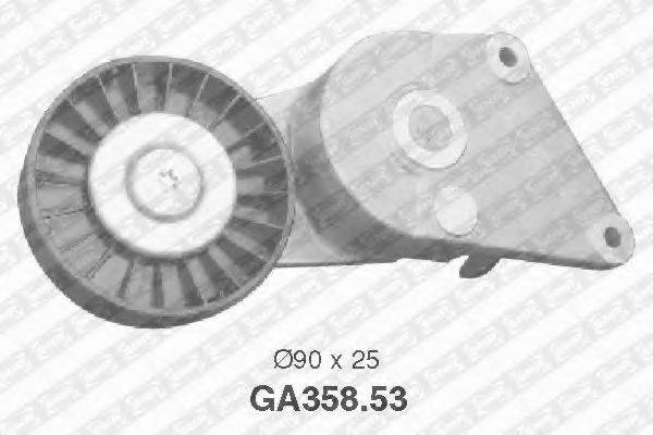 Натяжний ролик, полікліновий ремінь SNR GA358.53