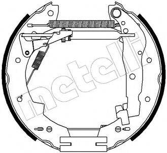 METELLI 510150 Комплект гальмівних колодок