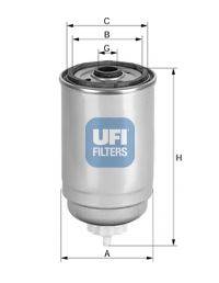Топливный фильтр UFI 24.408.00
