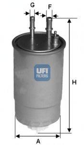Паливний фільтр UFI 24.ONE.01