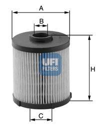 Топливный фильтр UFI 26.021.00