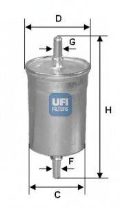 Топливный фильтр UFI 31.843.00