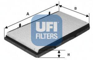 Фильтр, воздух во внутренном пространстве UFI 53.131.00