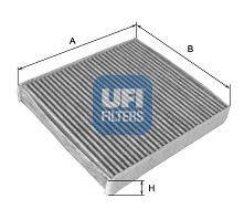 Фільтр, повітря у внутрішньому просторі UFI 54.135.00