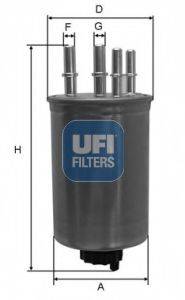 Топливный фильтр UFI 24.130.00