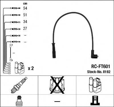 Комплект проводов зажигания NGK 8192