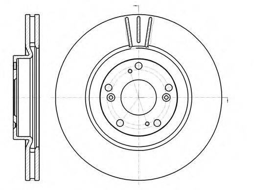 Тормозной диск ROADHOUSE 61297.10