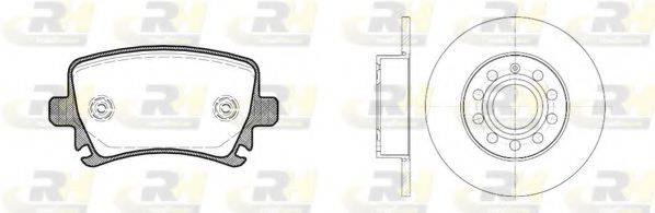 Комплект тормозов, дисковый тормозной механизм ROADHOUSE 81031.01