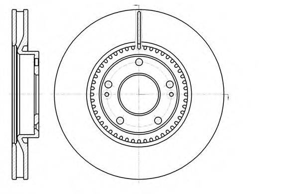 Тормозной диск REMSA 61217.10