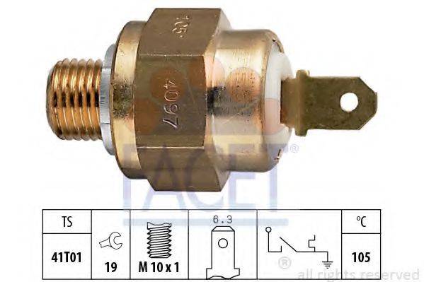 термовыключатель, сигнальная лампа охлаждающей жидкости FACET 7.4097