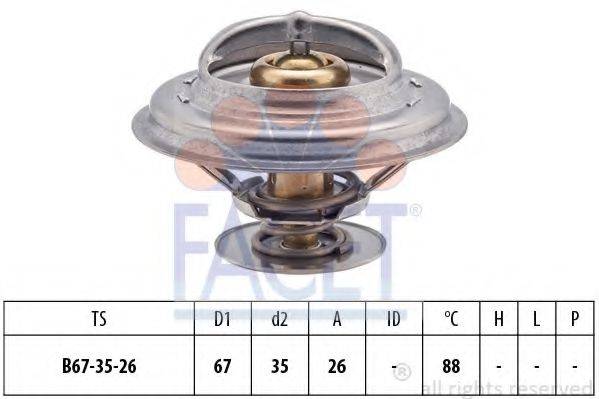 FACET 78258S Термостат, що охолоджує рідину