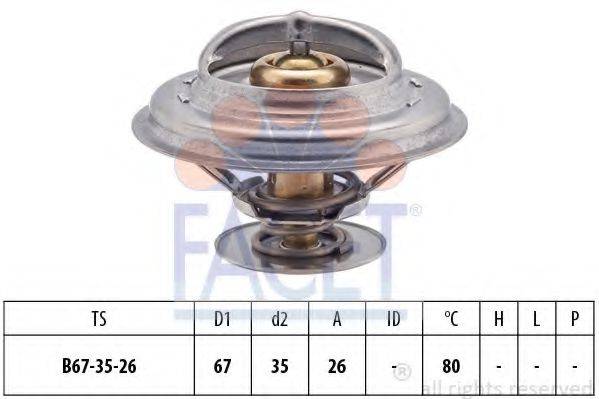 FACET 78254S Термостат, що охолоджує рідину