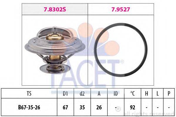 FACET 78302 Термостат, що охолоджує рідину