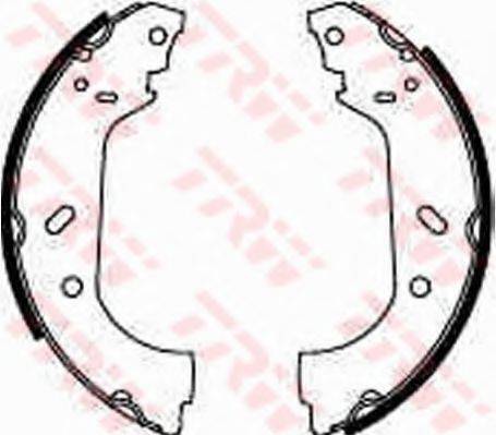 Комплект тормозных колодок TRW GS8563