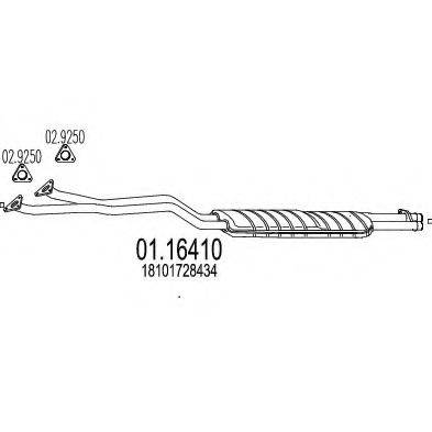 MTS 0116410 Передглушувач вихлопних газів
