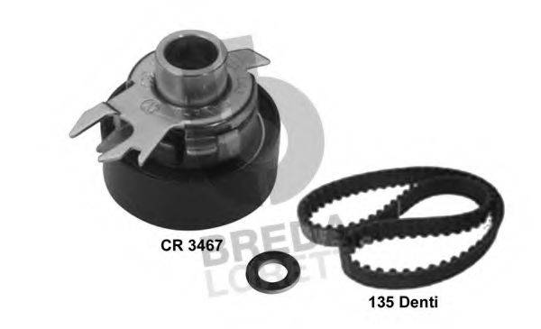 Комплект ременя ГРМ BREDA LORETT KCD0654 Комплект ременя ГРМ BREDA LORETT KCD0654