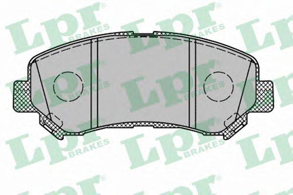 Комплект тормозных колодок, дисковый тормоз LPR 05P1314