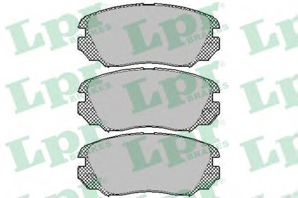 Комплект гальмівних колодок, дискове гальмо LPR 05P1409