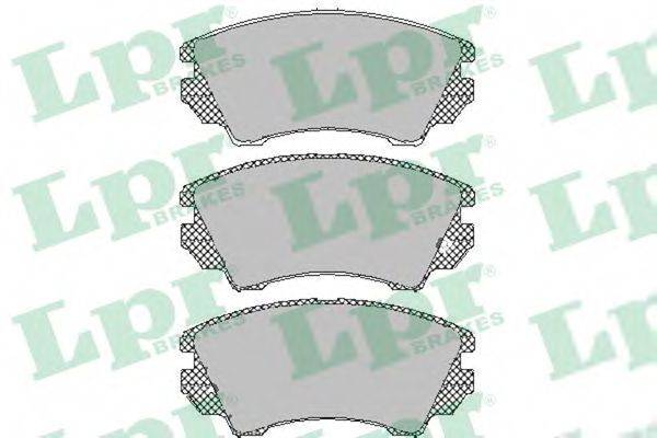 Комплект гальмівних колодок, дискове гальмо LPR 05P1467