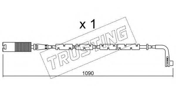 TRUSTING SU206 Сигналізатор, знос гальмівних колодок