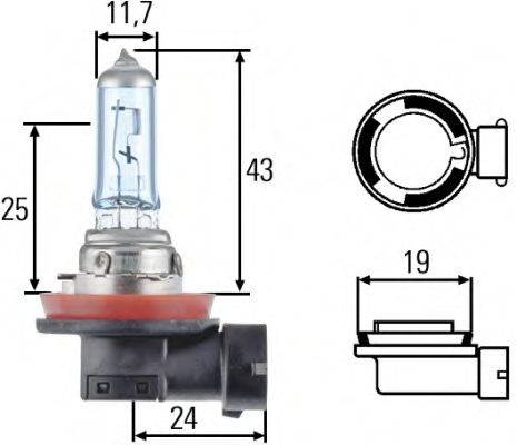 HELLA 8GH008356121 Лампа розжарювання, фара далекого світла; Лампа розжарювання, основна фара; Лампа розжарювання, протитуманна фара; Лампа розжарювання, стоянкові вогні/габаритні ліхтарі; Лампа розжарювання; Лампа розжарювання, основна фара; Лампа розжарювання, фара з авт. системою стабілізації; Лампа розжарювання, фара денного освітлення