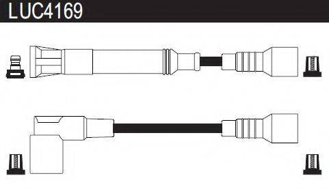 Комплект дротів запалення LUCAS ELECTRICAL LUC4169