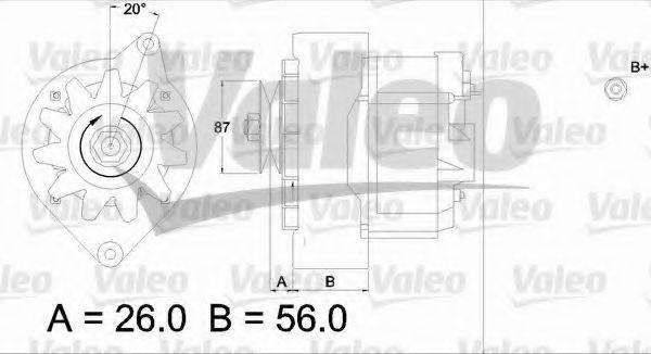 VALEO 436300 Генератор