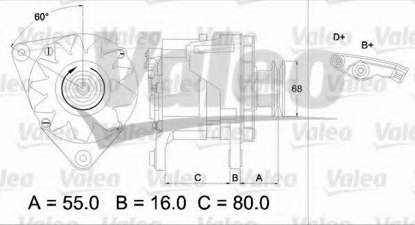 VALEO 436627 Генератор