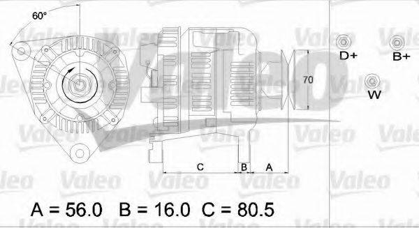 VALEO 436682 Генератор