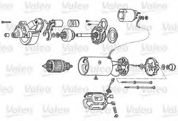 Стартер VALEO D7RS130 Стартер VALEO D7RS130
