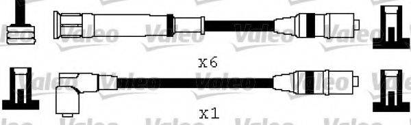 VALEO 346575 Комплект дротів запалення