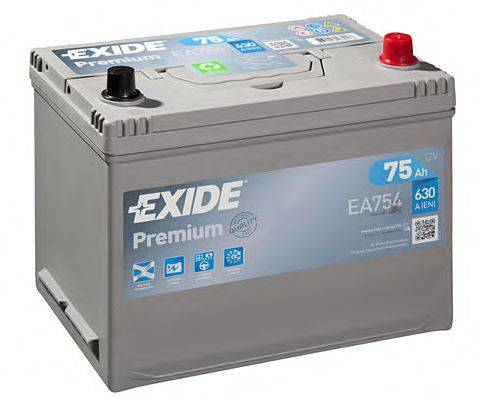 Стартерная аккумуляторная батарея; Стартерная аккумуляторная батарея EXIDE _EA754