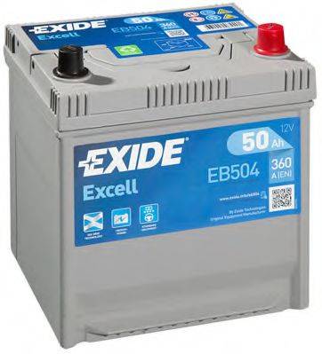 Стартерная аккумуляторная батарея; Стартерная аккумуляторная батарея EXIDE EB504