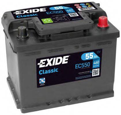 Стартерна акумуляторна батарея; Стартерна акумуляторна батарея EXIDE _EC550
