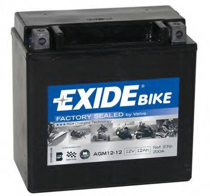 Стартерная аккумуляторная батарея; Стартерная аккумуляторная батарея EXIDE AGM12-12