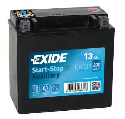 Стартерная аккумуляторная батарея; Стартерная аккумуляторная батарея EXIDE EK131