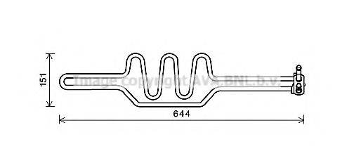 AVA QUALITY COOLING BW3469 Олійний радіатор, рульове управління