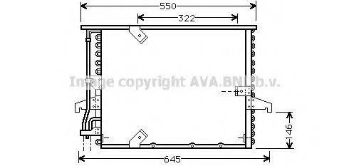 AVA QUALITY COOLING BW5180 Конденсатор, кондиціонер