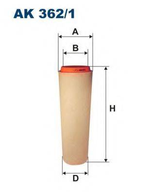 FILTRON AK3621 Повітряний фільтр