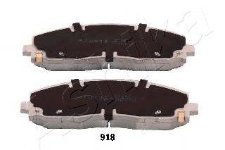 Комплект тормозных колодок, дисковый тормоз ASHIKA 50-09-918