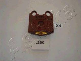 Комплект тормозных колодок, дисковый тормоз ASHIKA 51-02-260