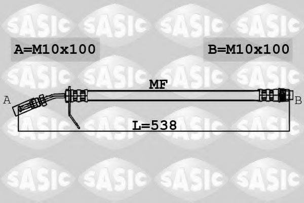 Тормозной шланг SASIC 6604009