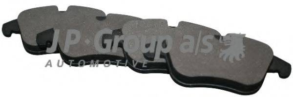 Комплект тормозных колодок, дисковый тормоз JP GROUP 1563601710