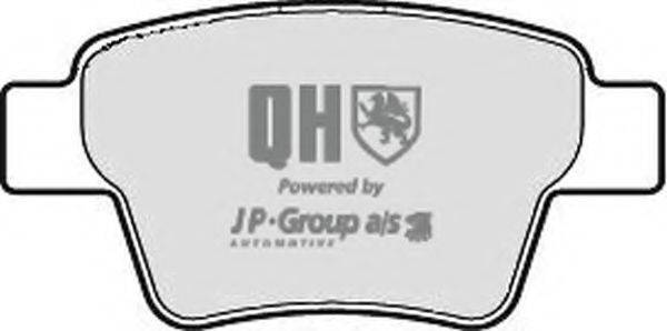 Комплект гальмівних колодок, дискове гальмо JP GROUP 6063600119