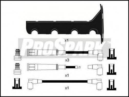 STANDARD OES222T Комплект дротів запалення