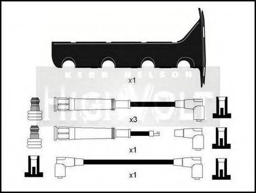 STANDARD OEF036T Комплект дротів запалення