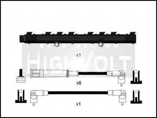 STANDARD OEF037T Комплект дротів запалення